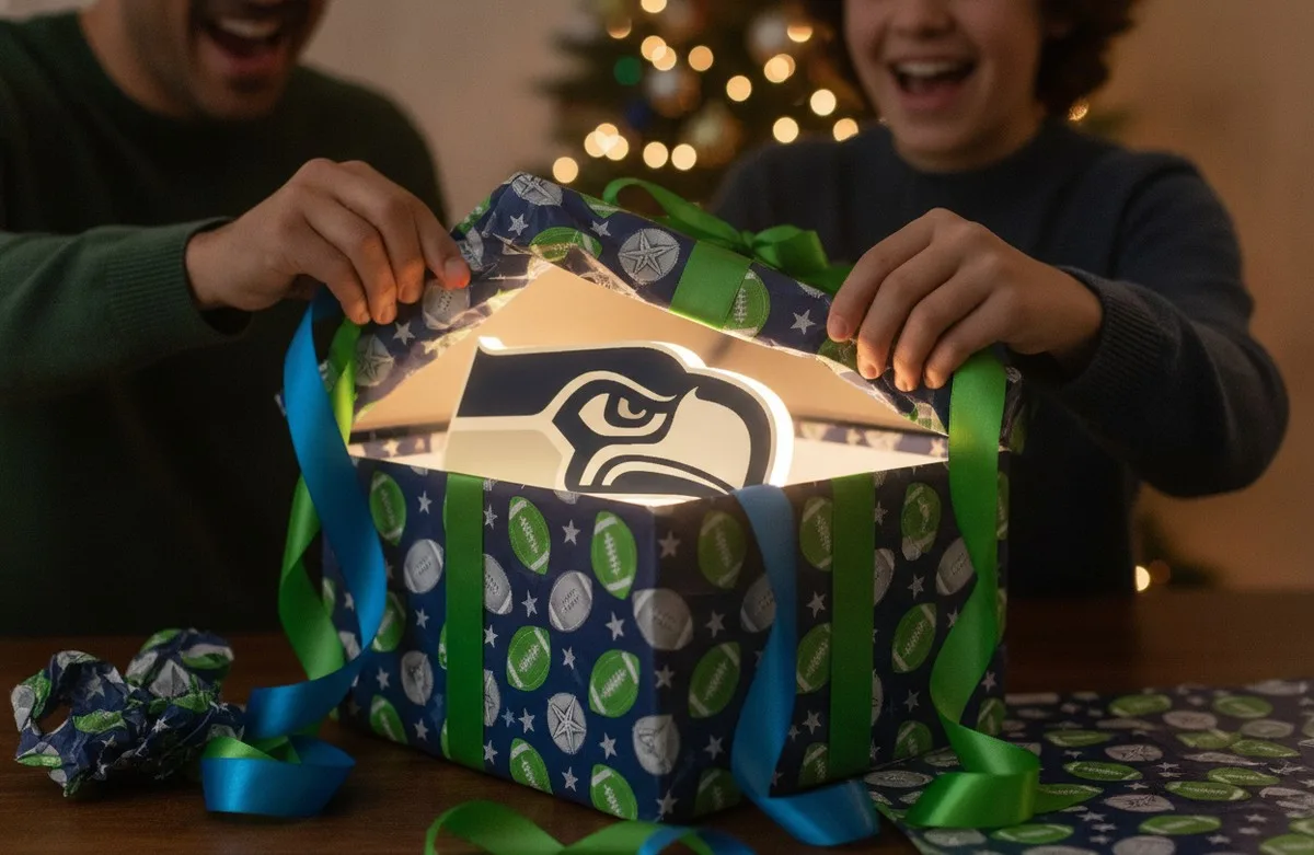 Seattle Seahawks LED-Leuchtschild