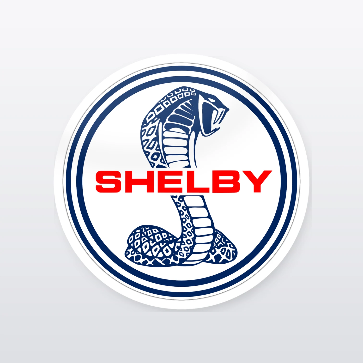 Shelby Cobra Aufkleber Set I – einzelner Aufkleber in Großaufnahme