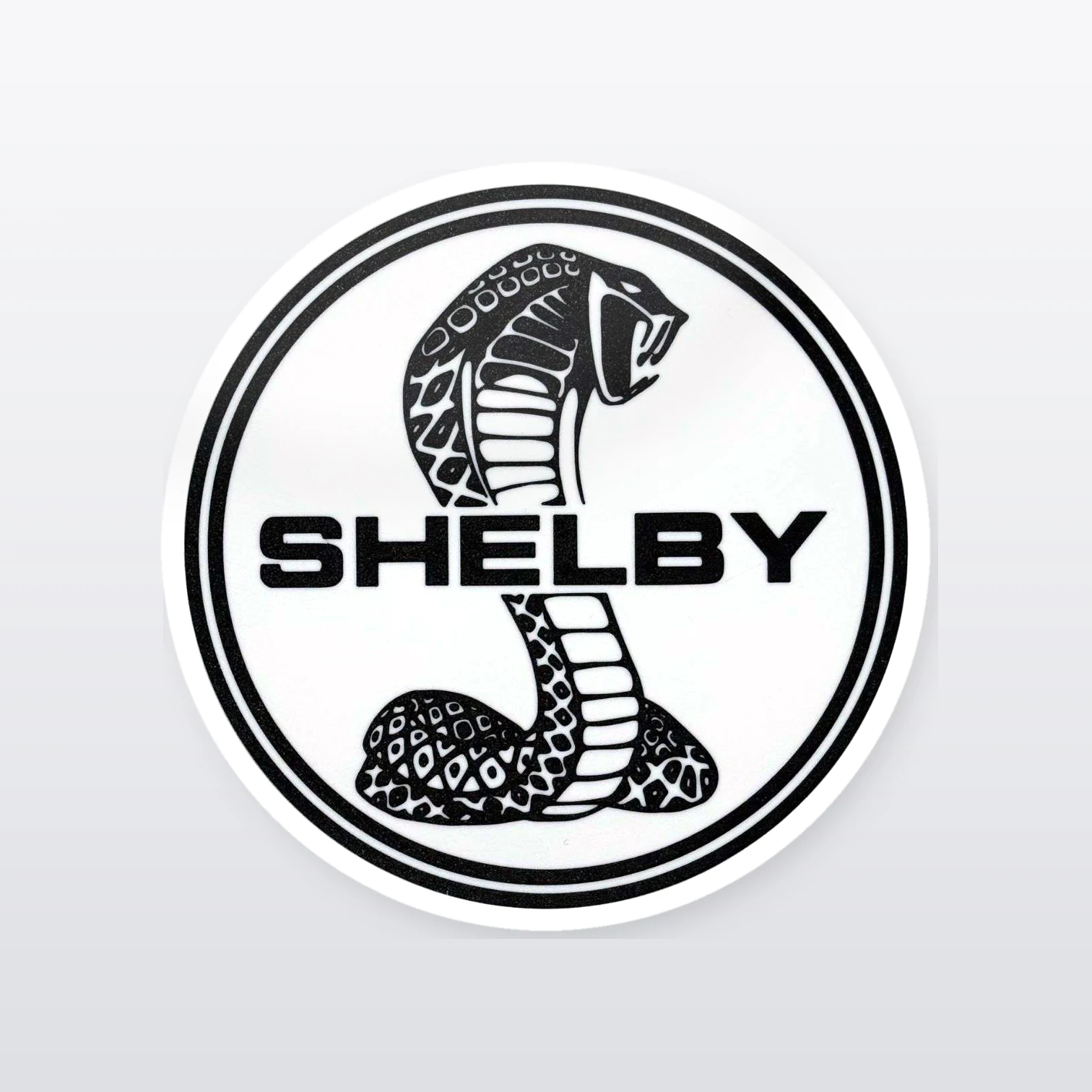 Shelby Cobra Aufkleber Set II – einzelner Aufkleber in Großaufnahme