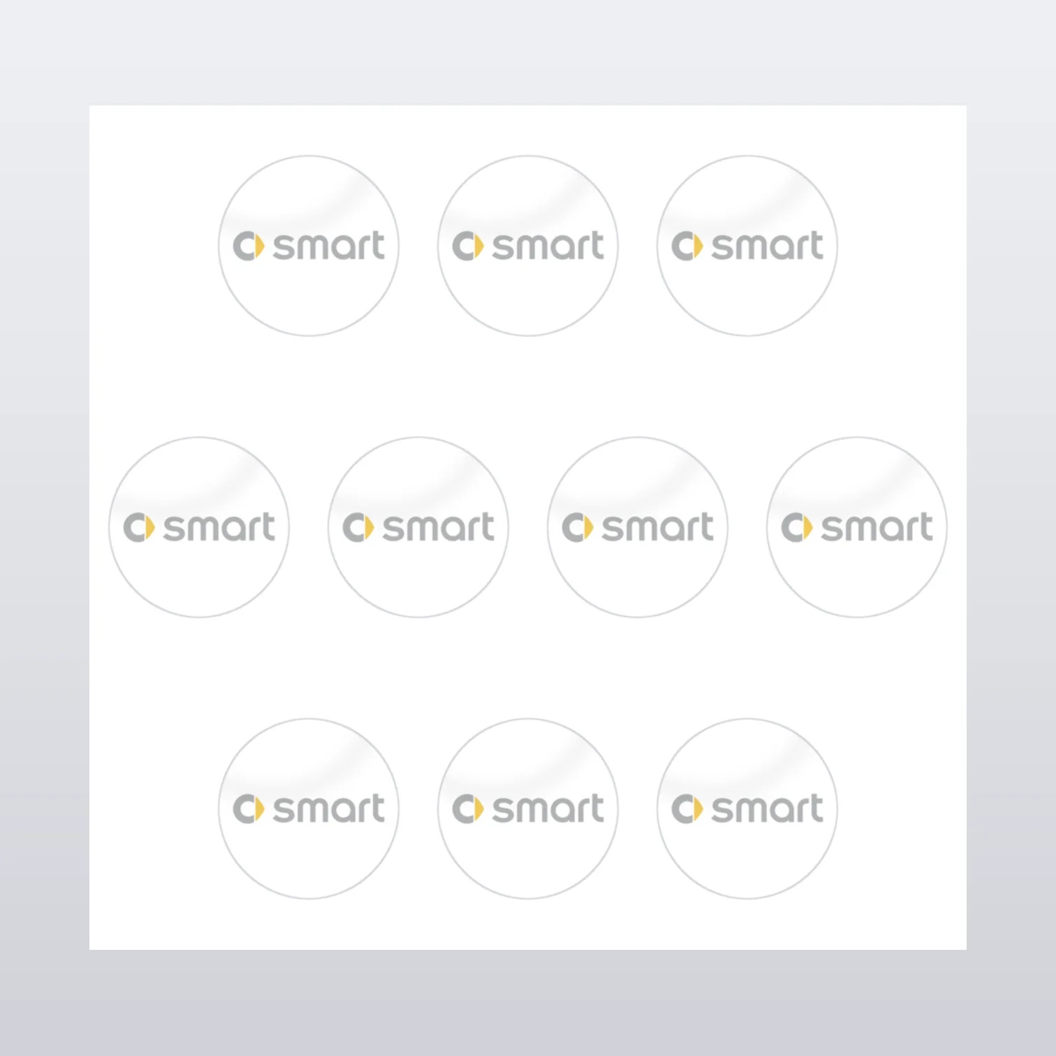 Smart Aufkleber Set – Aufkleber auf Bogen