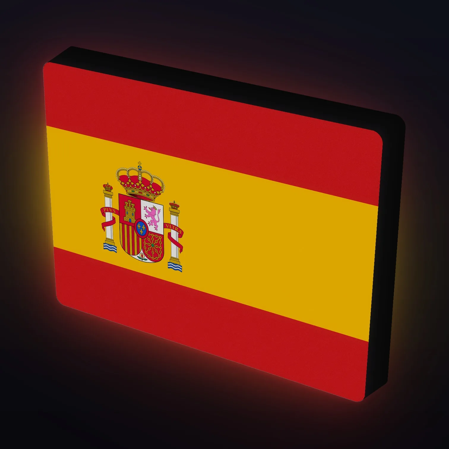 Spanien Flagge LED-Leuchte