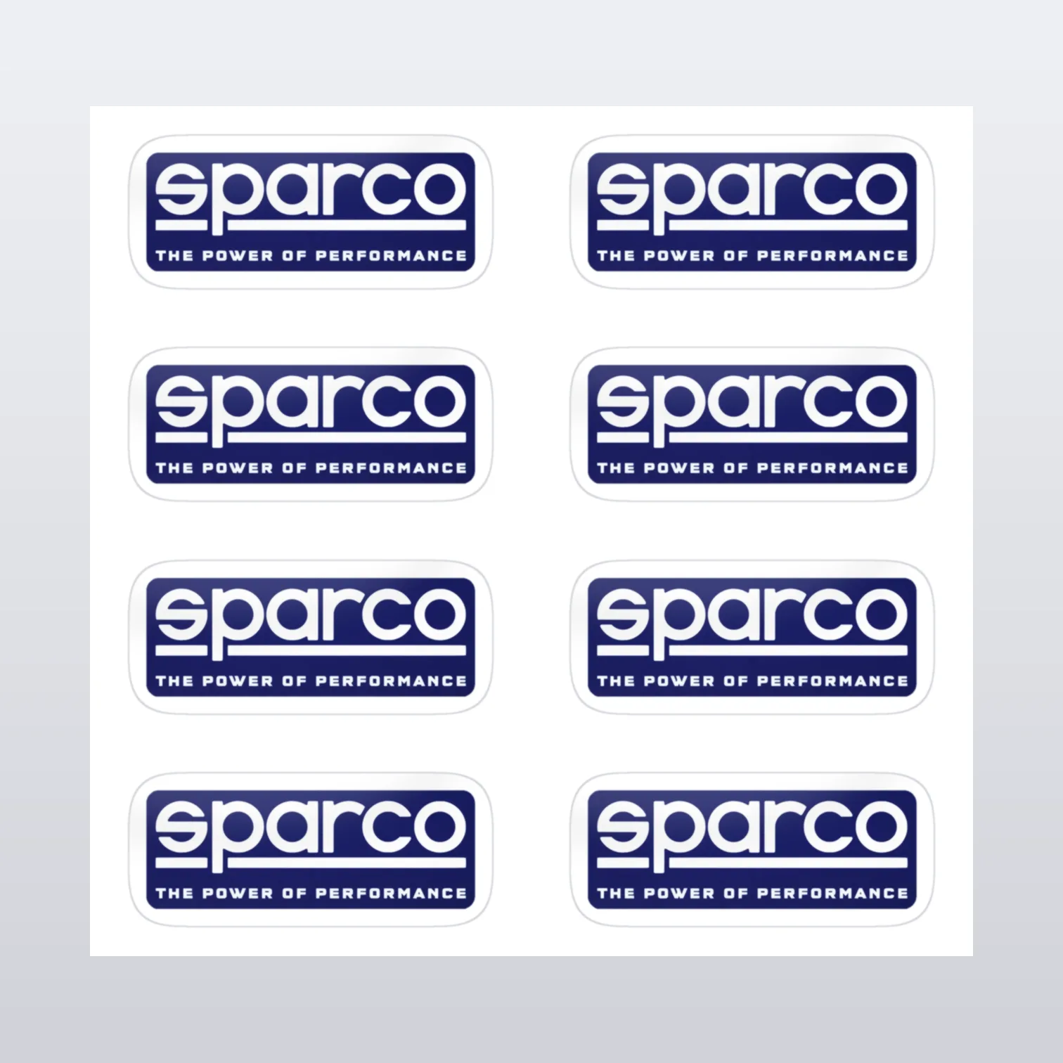 Sparco Aufkleber Set – Aufkleber auf Bogen