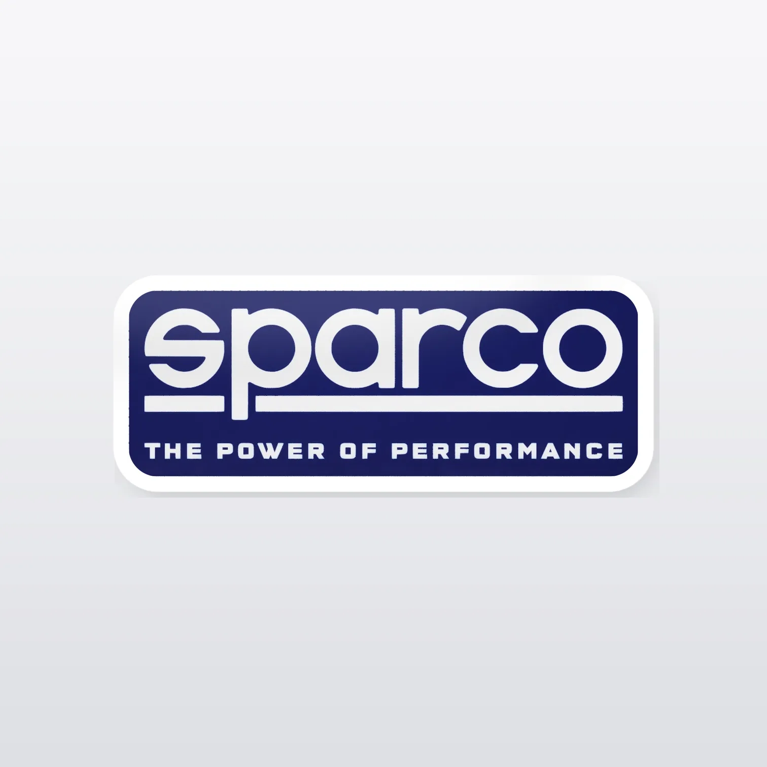 Sparco Aufkleber Set – einzelner Aufkleber in Großaufnahme