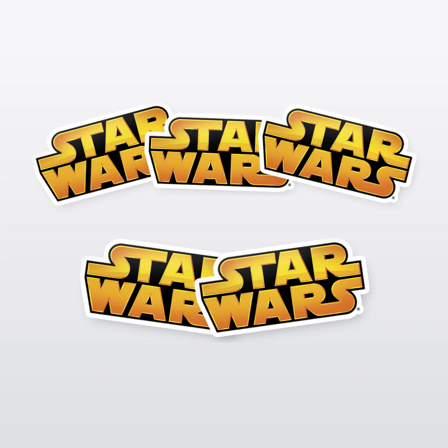 Star Wars Aufkleber Set – 5 Sticker