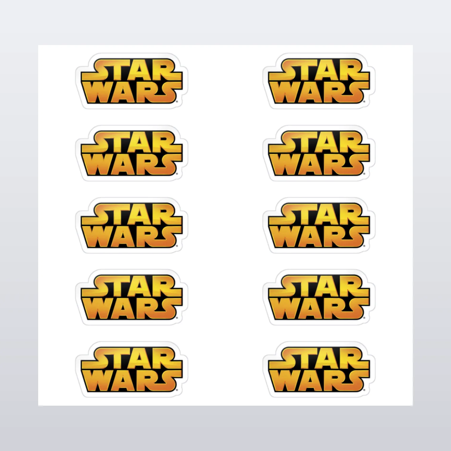 Star Wars Aufkleber Set – Aufkleber auf Bogen