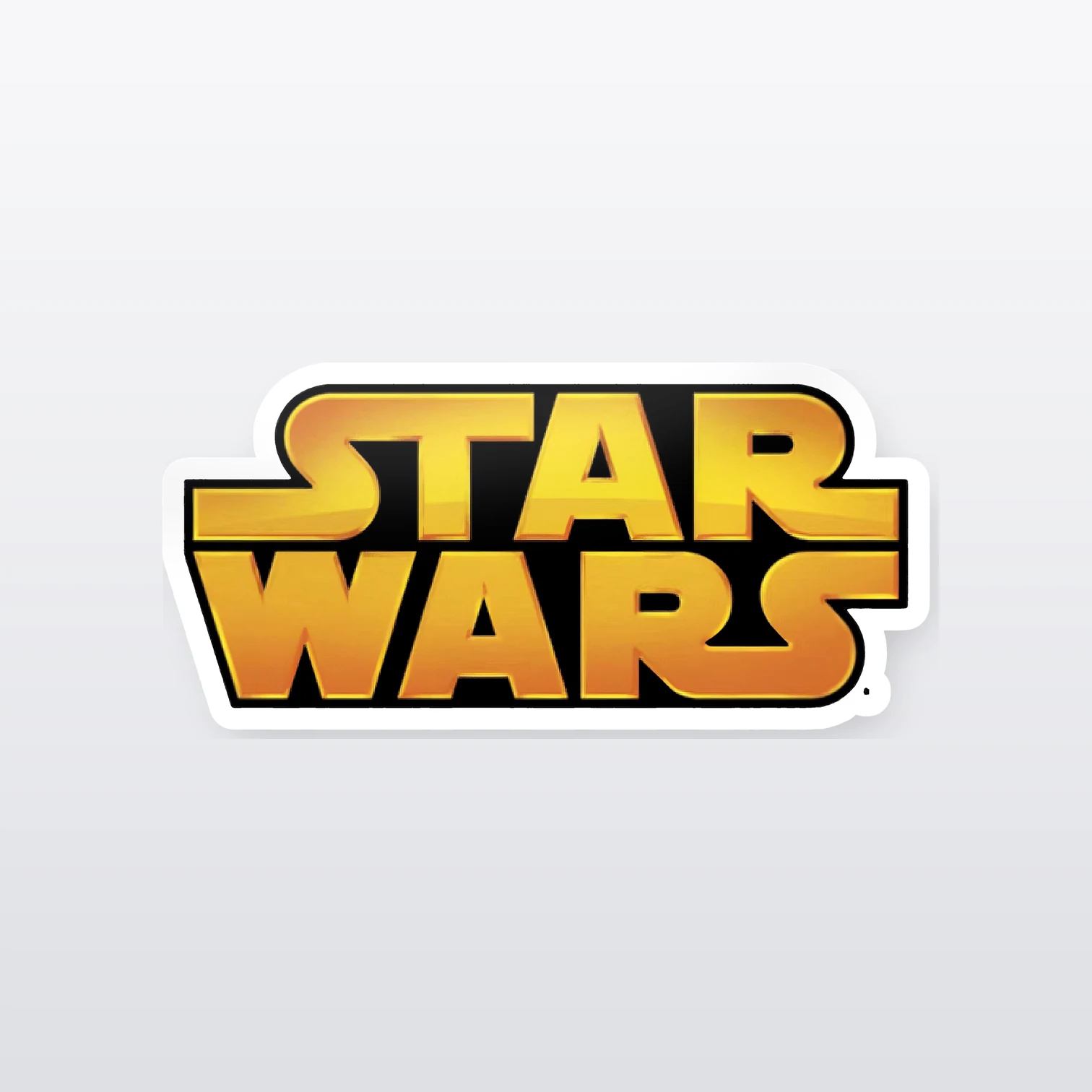 Star Wars Aufkleber Set – einzelner Aufkleber in Großaufnahme