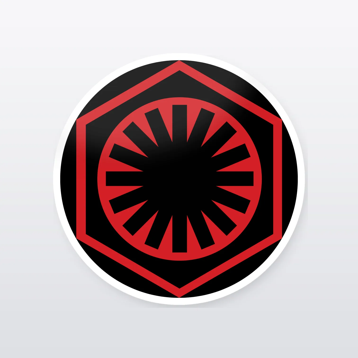 Star Wars Imperium Aufkleber Großaufnahme