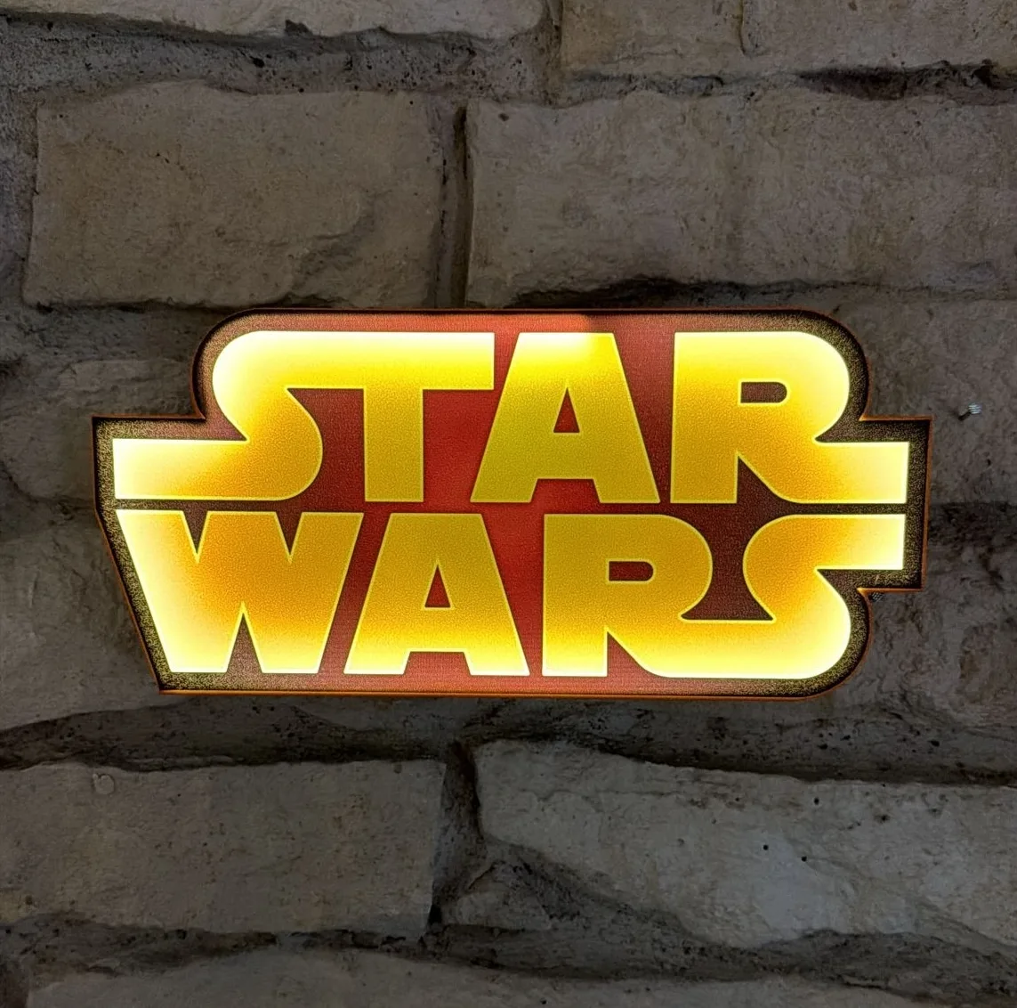 Star Wars LED-Leuchtschild
