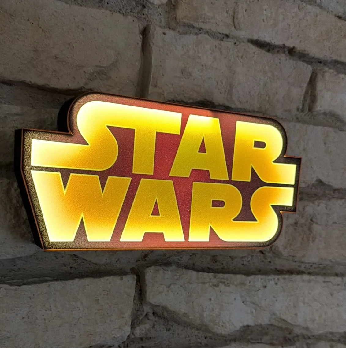Star Wars LED-Leuchtschild