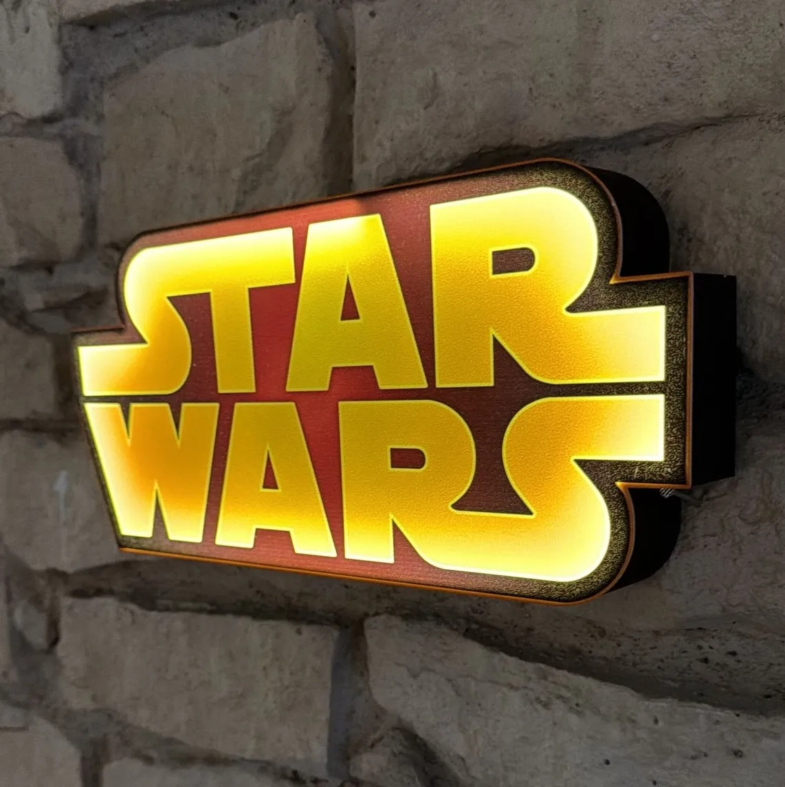 Star Wars LED-Leuchtschild