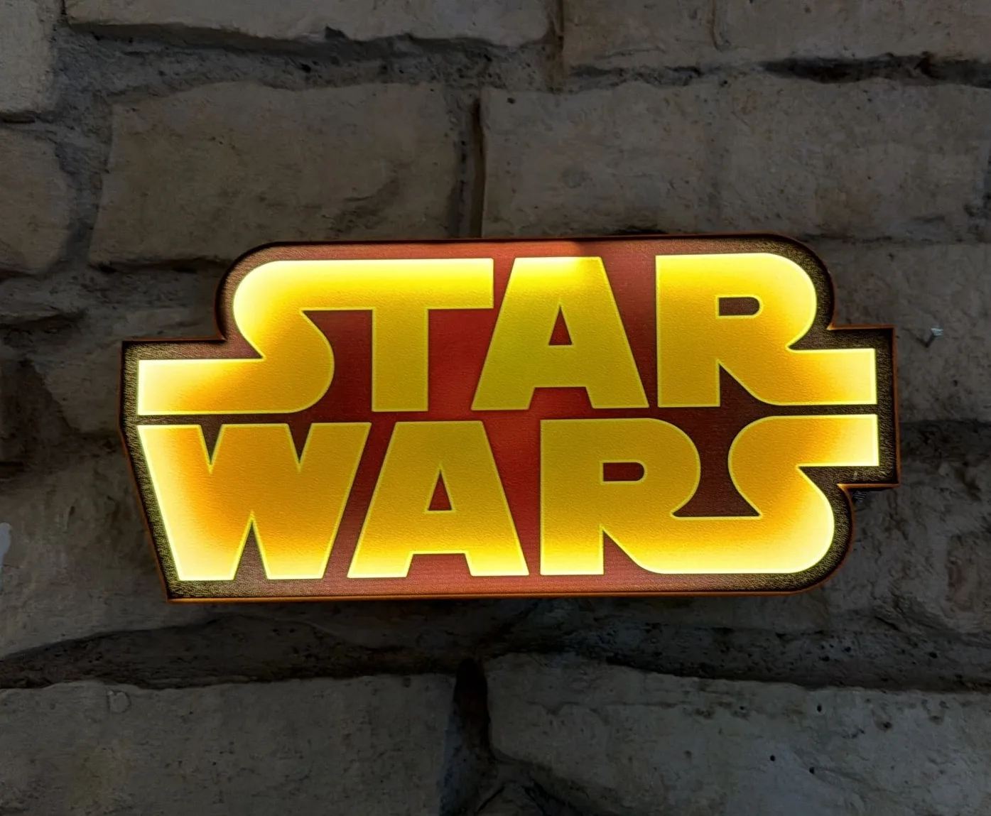 Star Wars LED-Leuchtschild