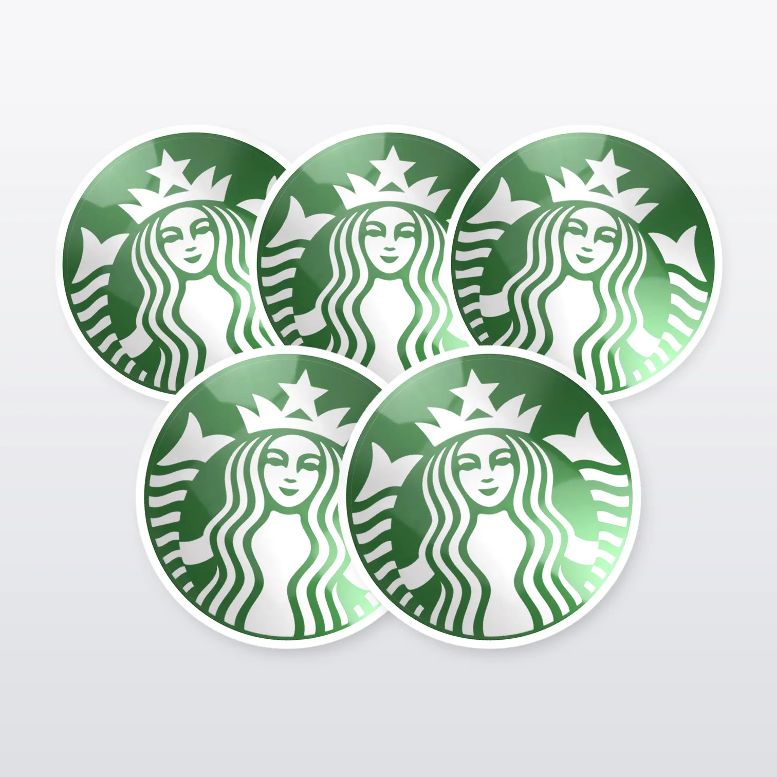 Starbucks Aufkleber Set – 5 Sticker