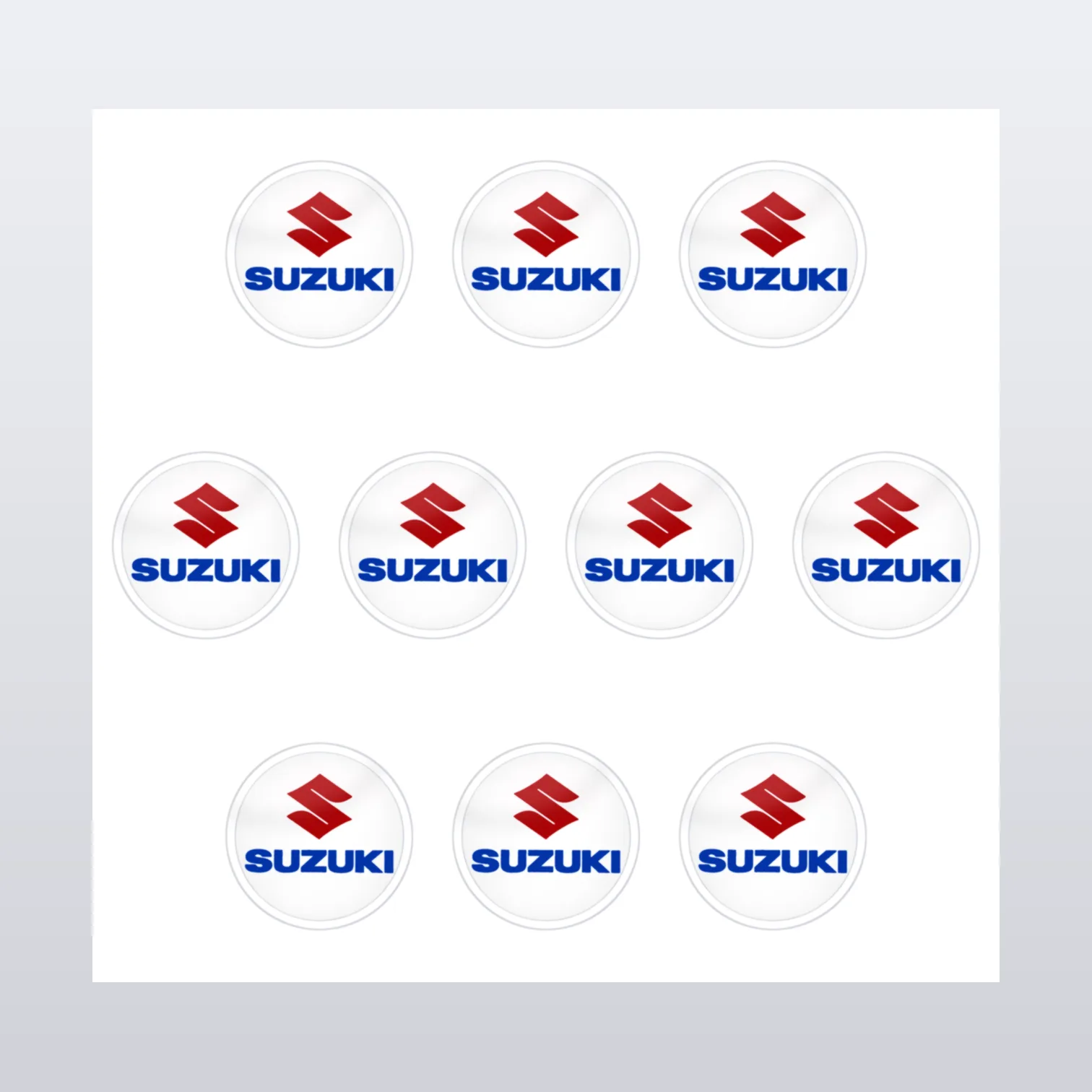 Suzuki Aufkleber Set – Aufkleber auf Bogen