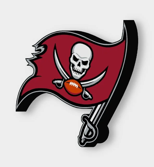 Tampa Bay Buccaneers LED-Leuchtschild