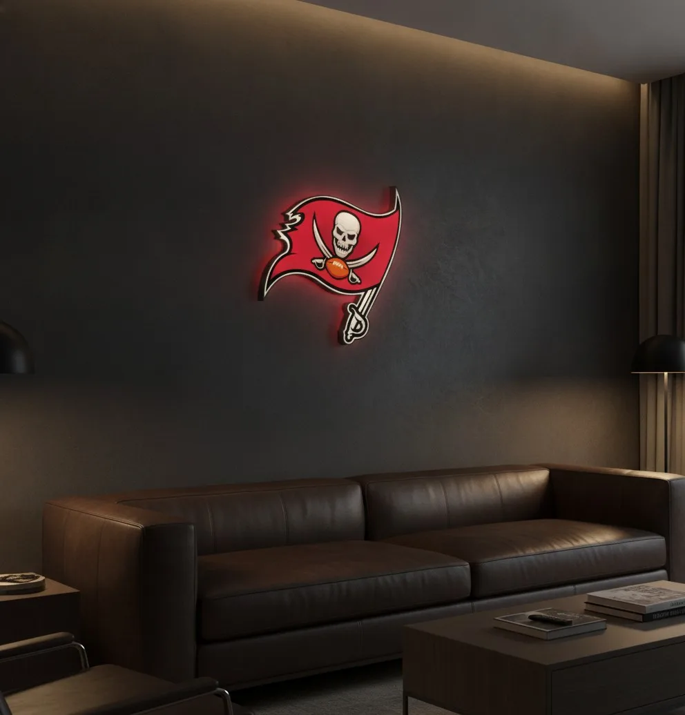 Tampa Bay Buccaneers LED-Leuchtschild