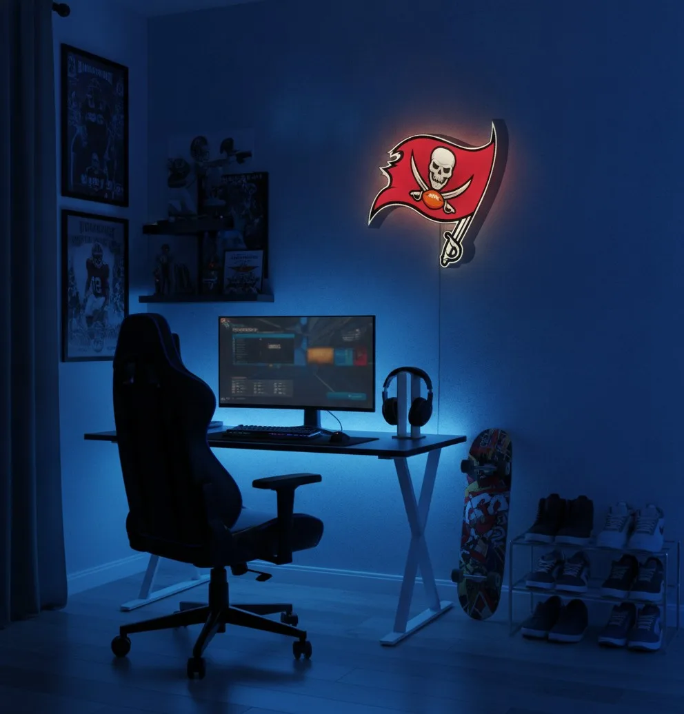 Tampa Bay Buccaneers LED-Leuchtschild
