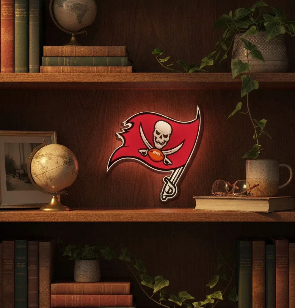 Tampa Bay Buccaneers LED-Leuchtschild