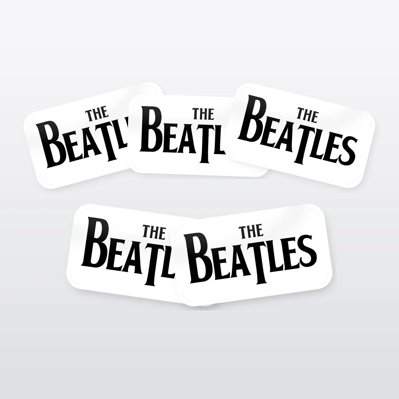 The Beatles Aufkleber Set – 5 Sticker