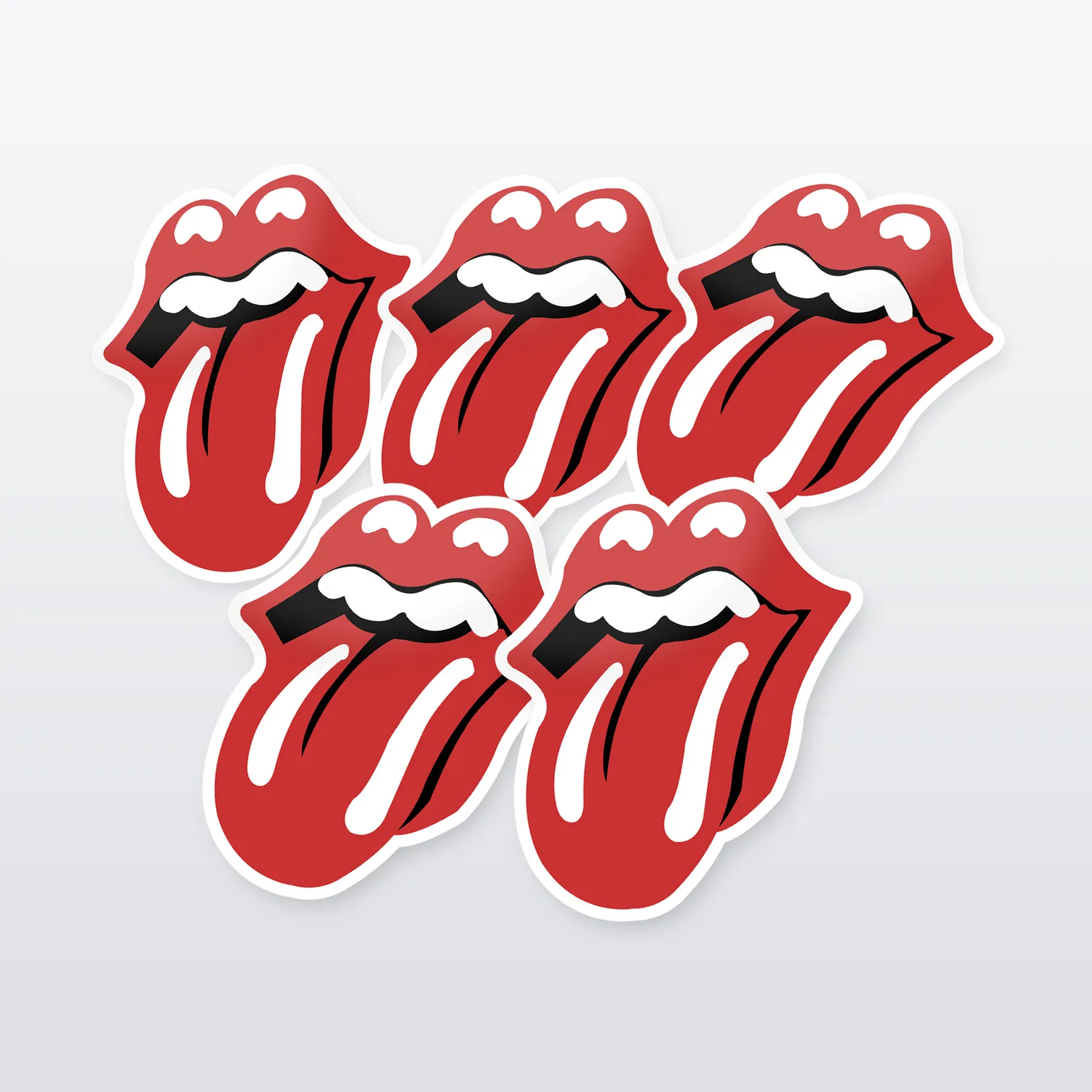The Rolling Stones Aufkleber Set I – 5 Sticker