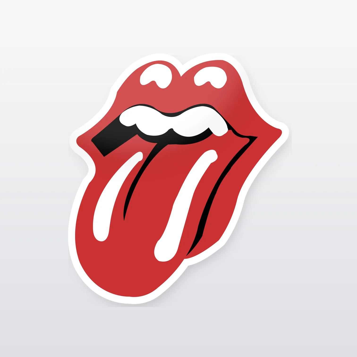 The Rolling Stones Aufkleber Set I – einzelner Aufkleber in Großaufnahme