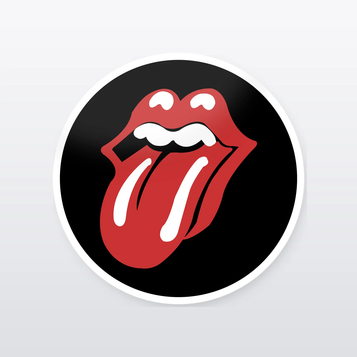 The Rolling Stones Aufkleber Set III – einzelner Aufkleber in Großaufnahme