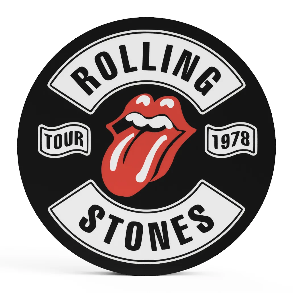 The Rolling Stones LED-Leuchtschild Wanddeko Musik-Deko Geschenk