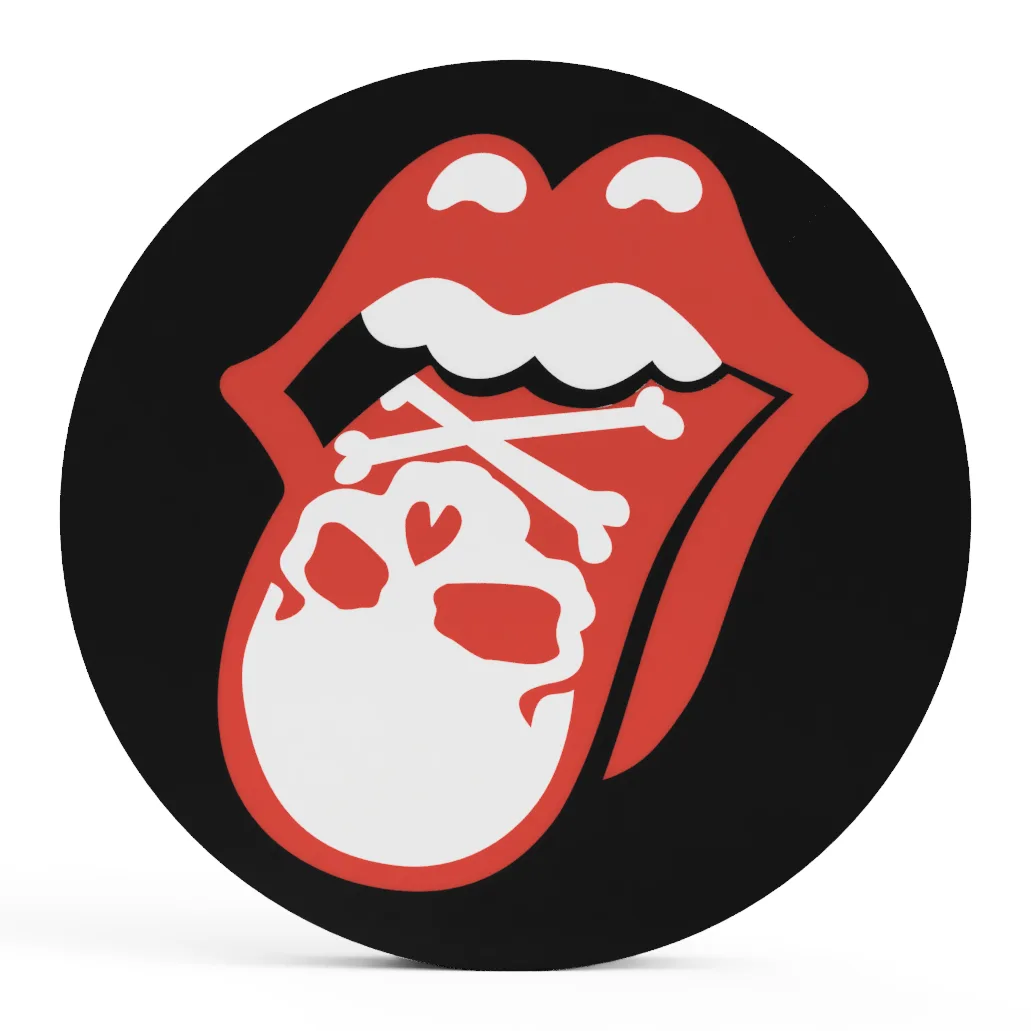 The Rolling Stones LED-Leuchtschild Wanddeko Musik-Deko Geschenk