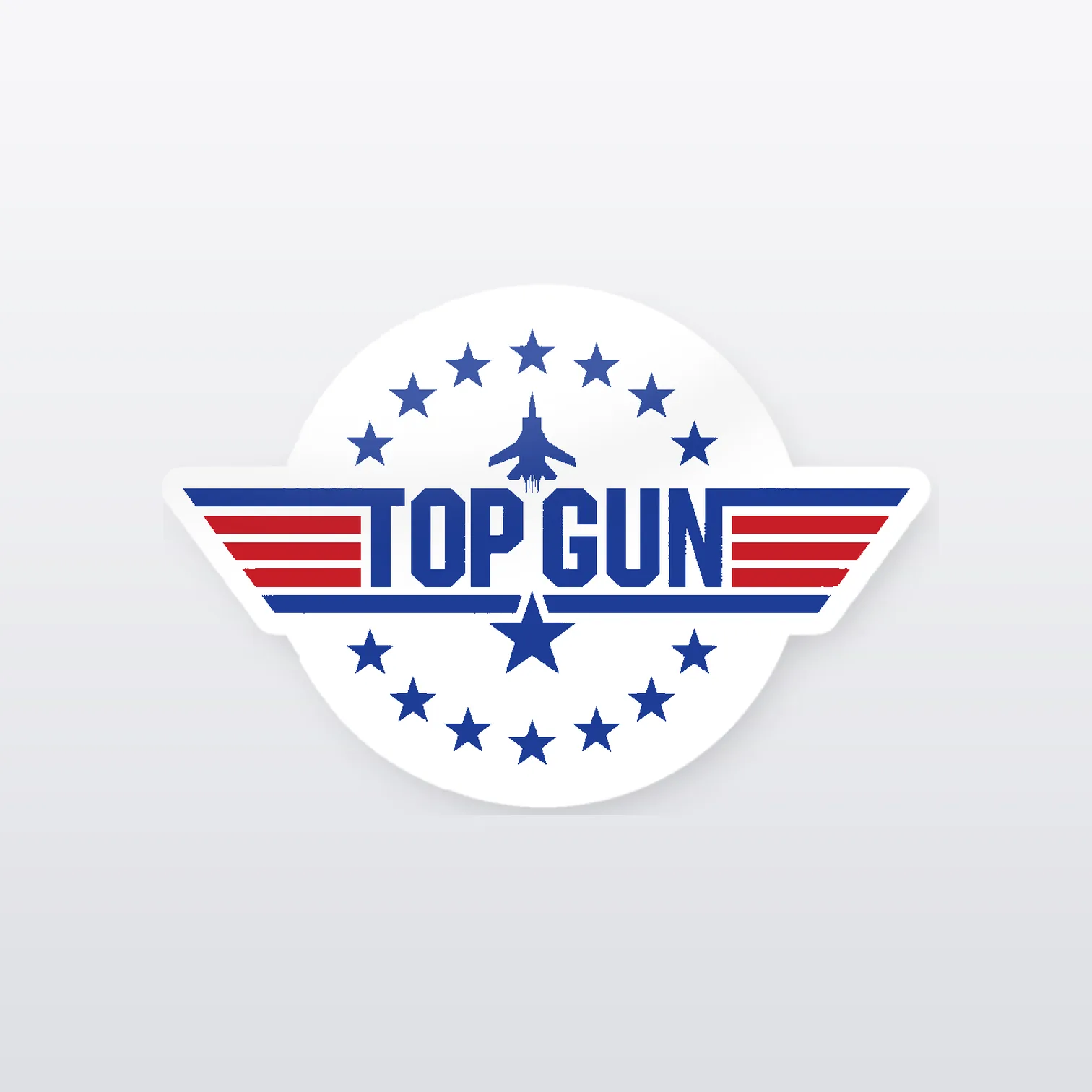 Top Gun Aufkleber Set