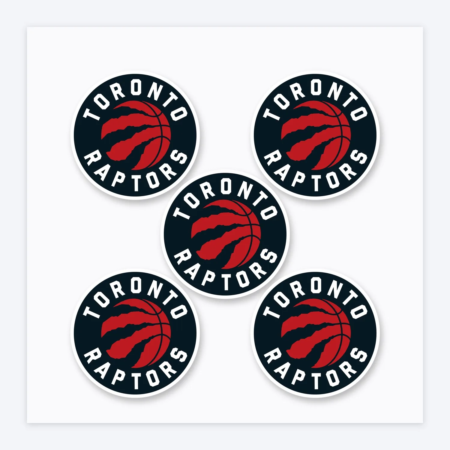Toronto Raptors NBA Aufkleber Set
