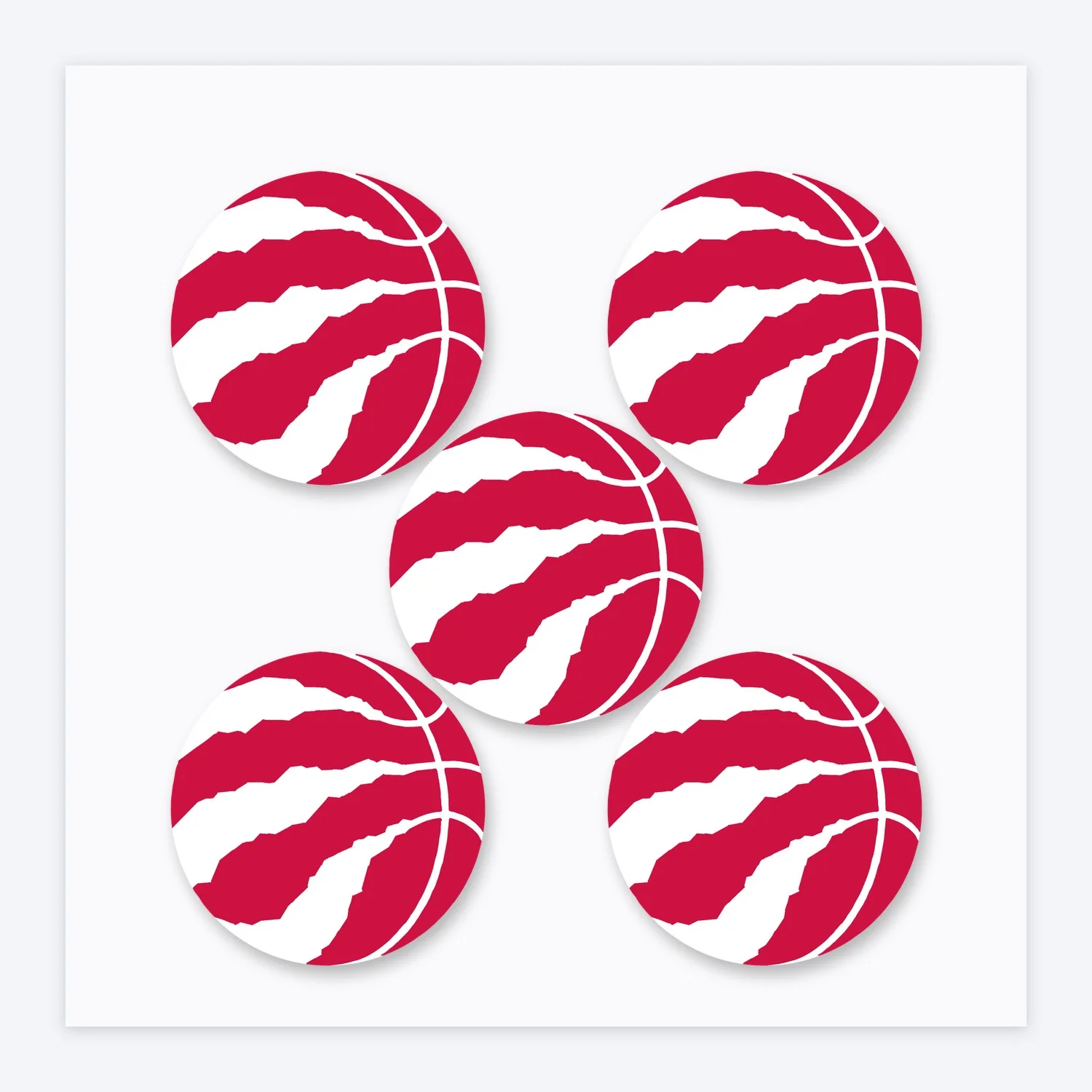 Toronto Raptors NBA Aufkleber Set II
