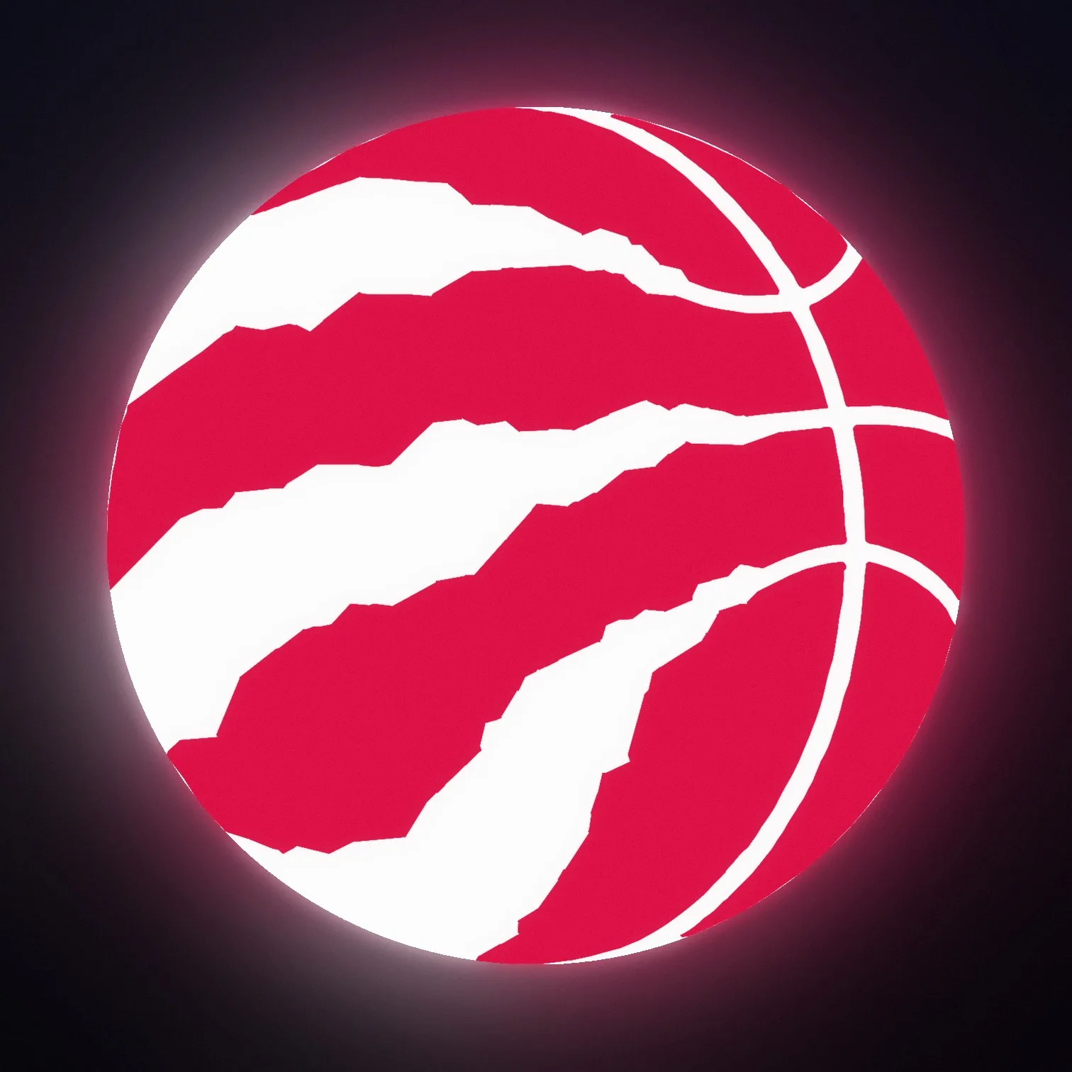 Toronto Raptors NBA LED-Leuchte II