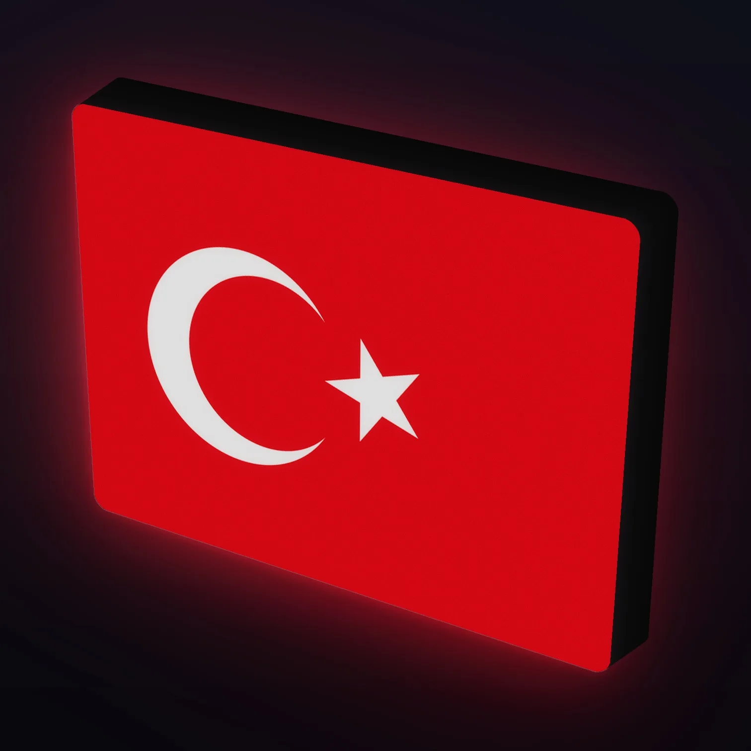 Türkei Landesflagge Fahne LED-Leuchte