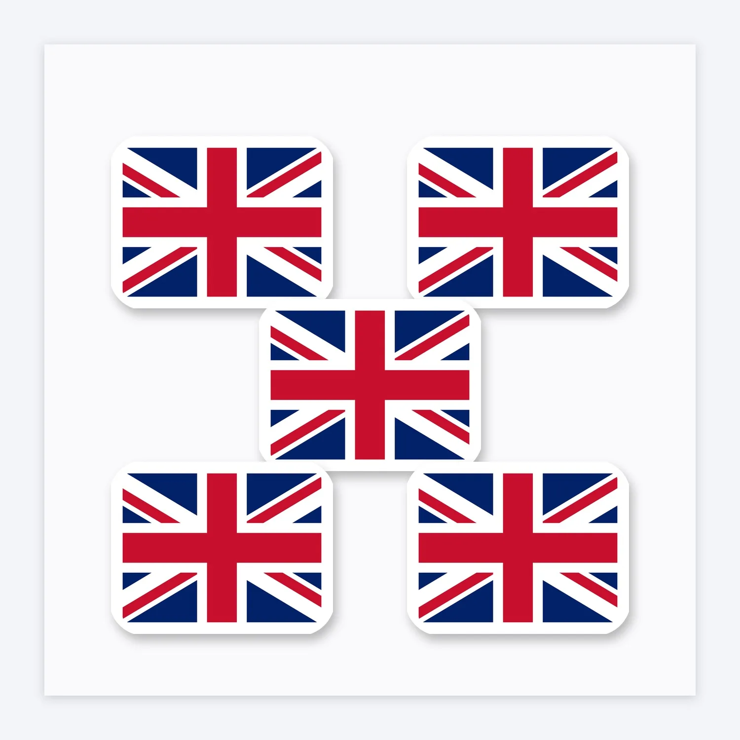 United Kingdom Union Jack Flagge Aufkleber Set
