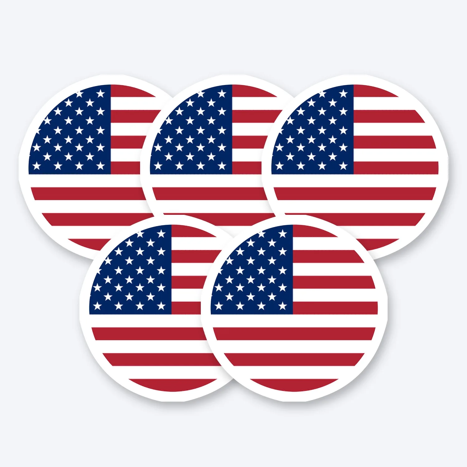 United States Of America Fahne Aufkleber Set