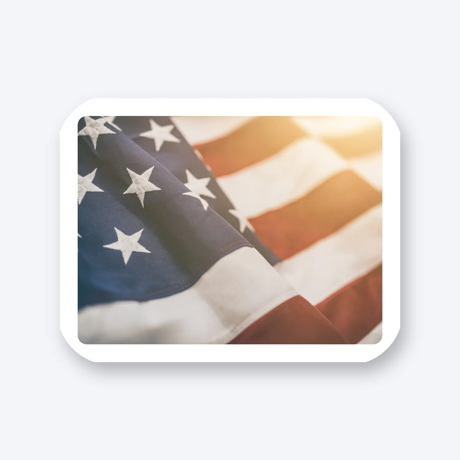 USA Flagge Aufkleber Set
