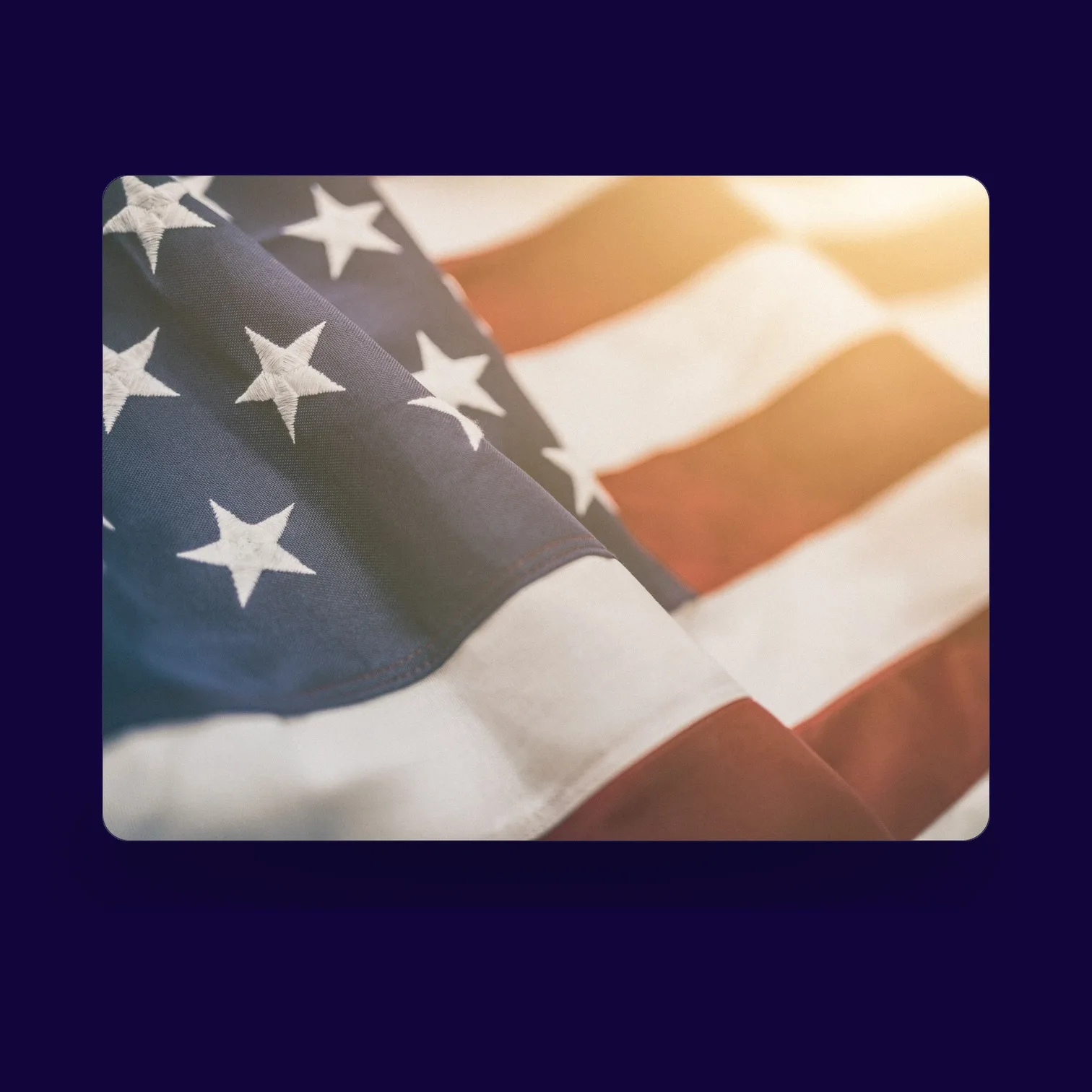 USA Flagge LED-Leuchte