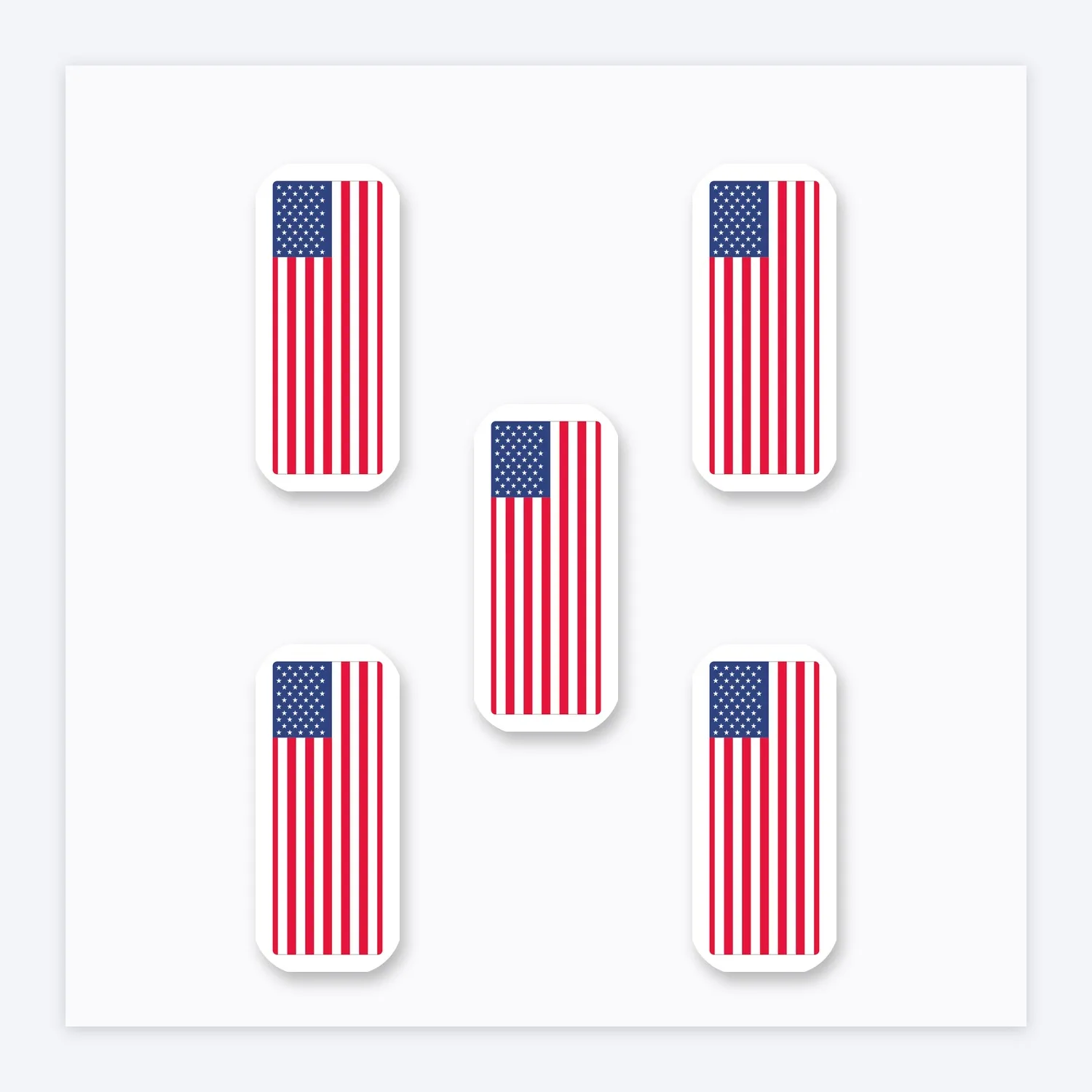 Vereinigte Staaten Von Amerika Flagge Aufkleber Set