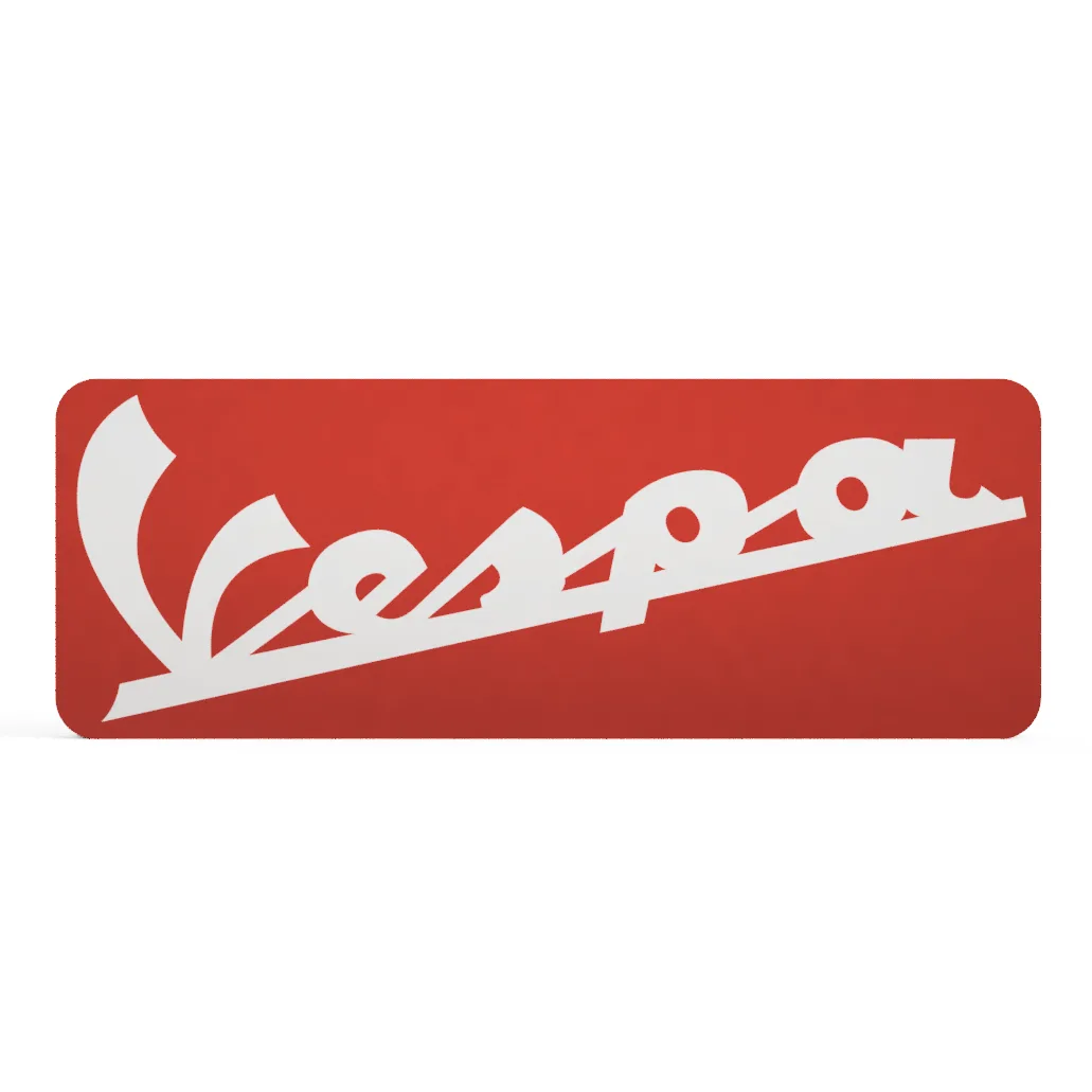 Vespa LED-Leuchte beleuchtet
