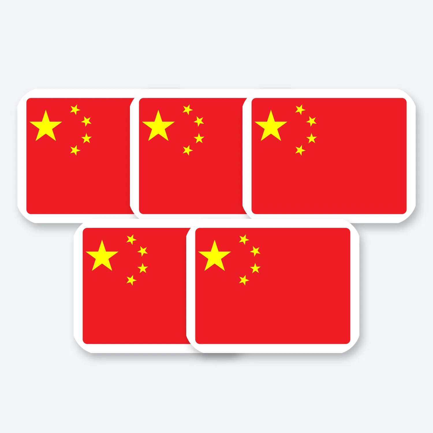 Volksrepublik China Aufkleber Set