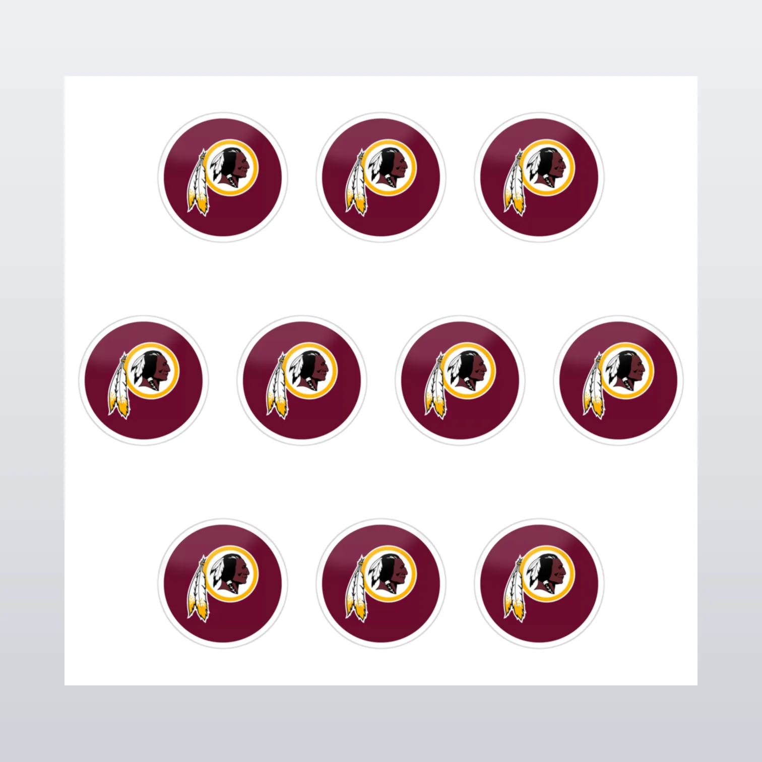 Washington Redskins Aufkleber Set