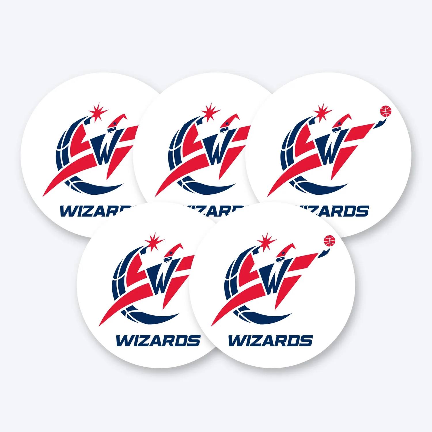 Washington Wizards NBA Aufkleber Set