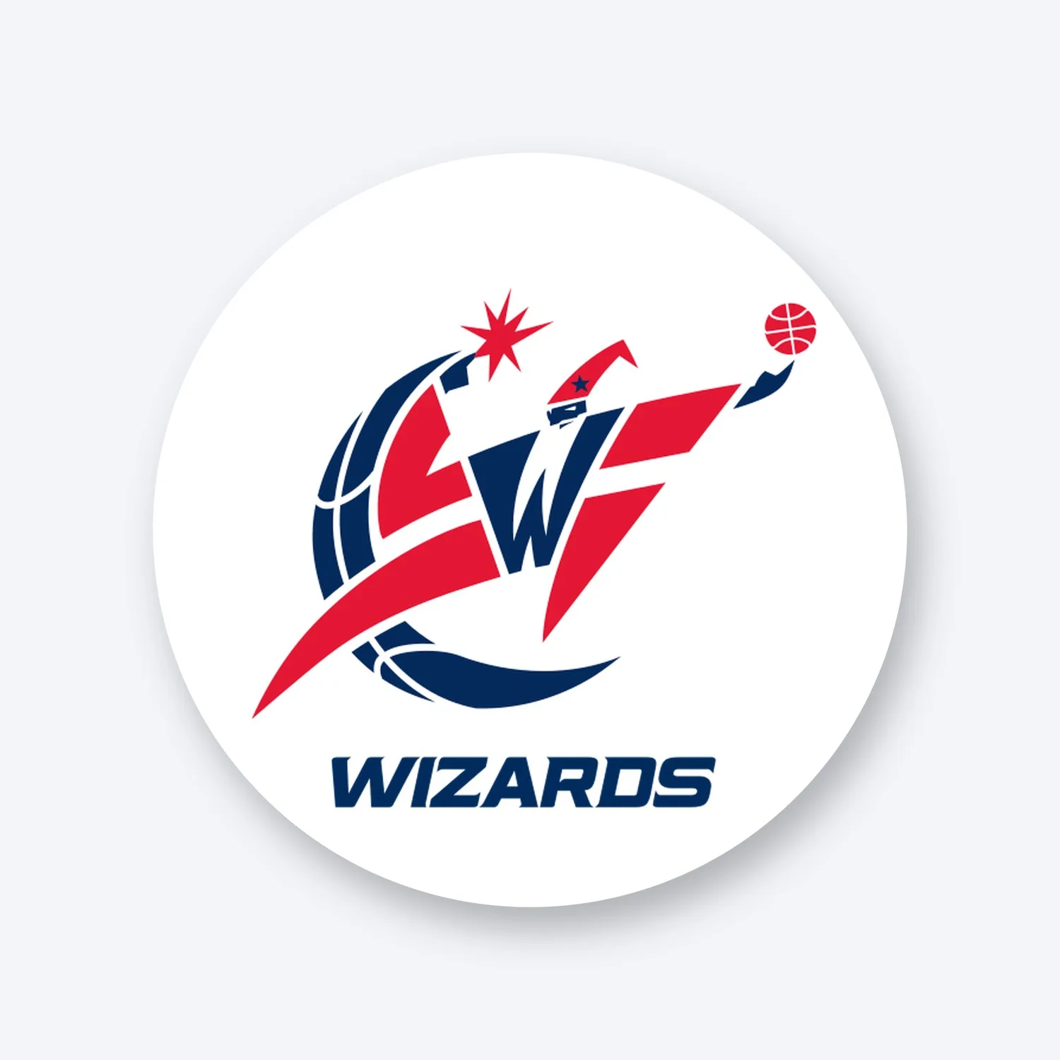 Washington Wizards NBA Aufkleber Set