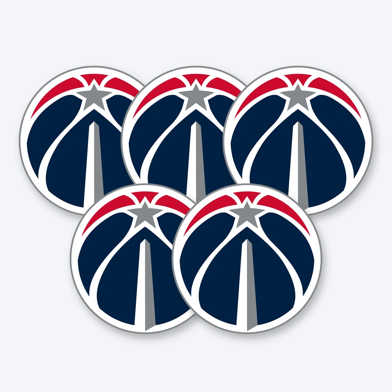 Washington Wizards NBA Aufkleber Set II