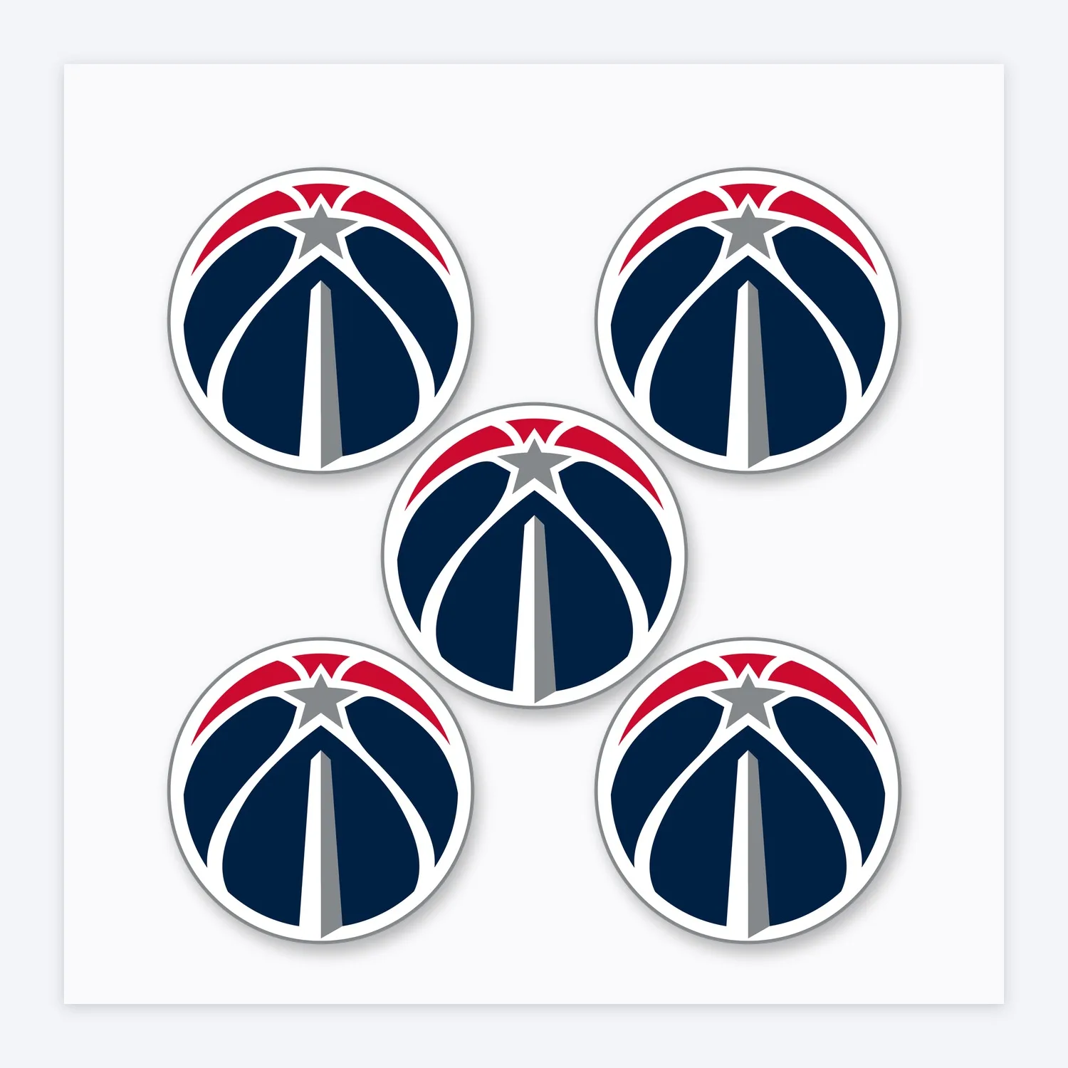 Washington Wizards NBA Aufkleber Set II