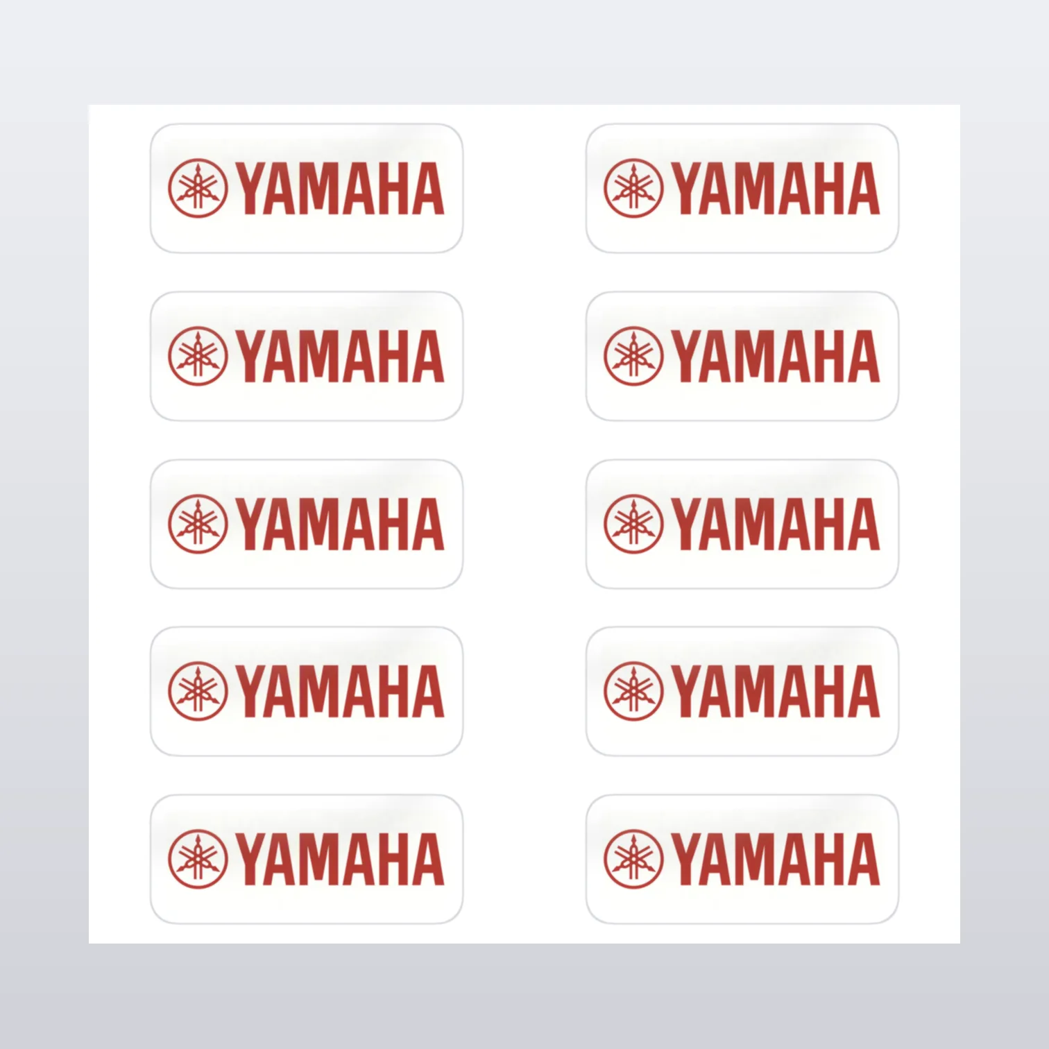 Yamaha Aufkleber Set – Aufkleber auf Bogen